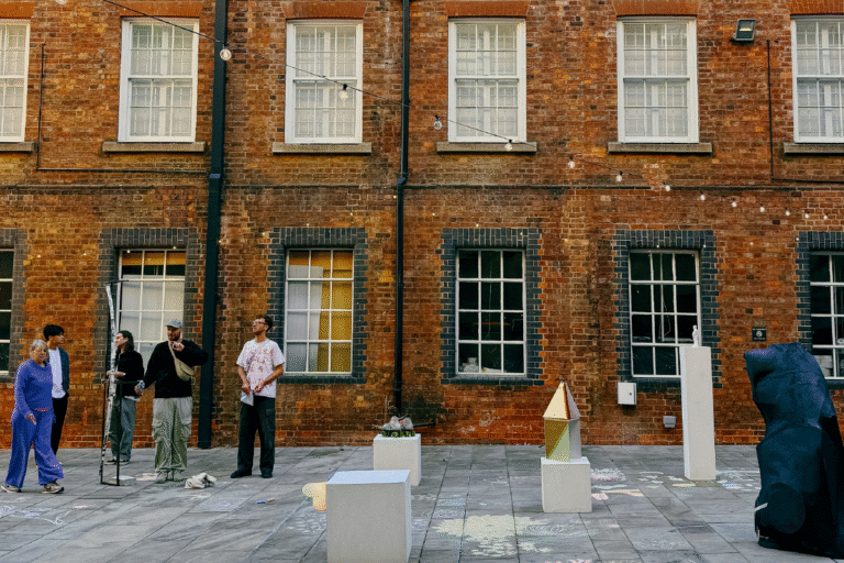 Watch A Garden Grow Group Show, NMAG Courtyard, Northampton photographed by Joe Jarvis