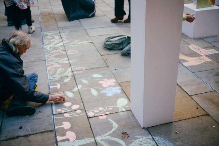 Watch A Garden Grow Group Show, NMAG Courtyard, Northampton photographed by Joe Jarvis